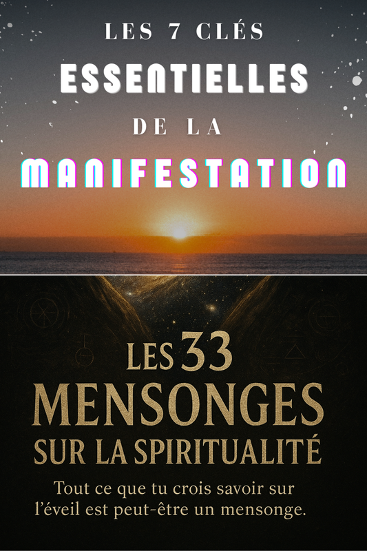 pack - 33 MENSONGES / 7 CLÉS MANIFESTATION